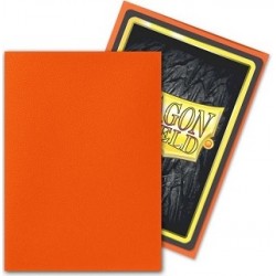 Dragon Shield Standard Card Sleeves Matte: Tangerine (100)